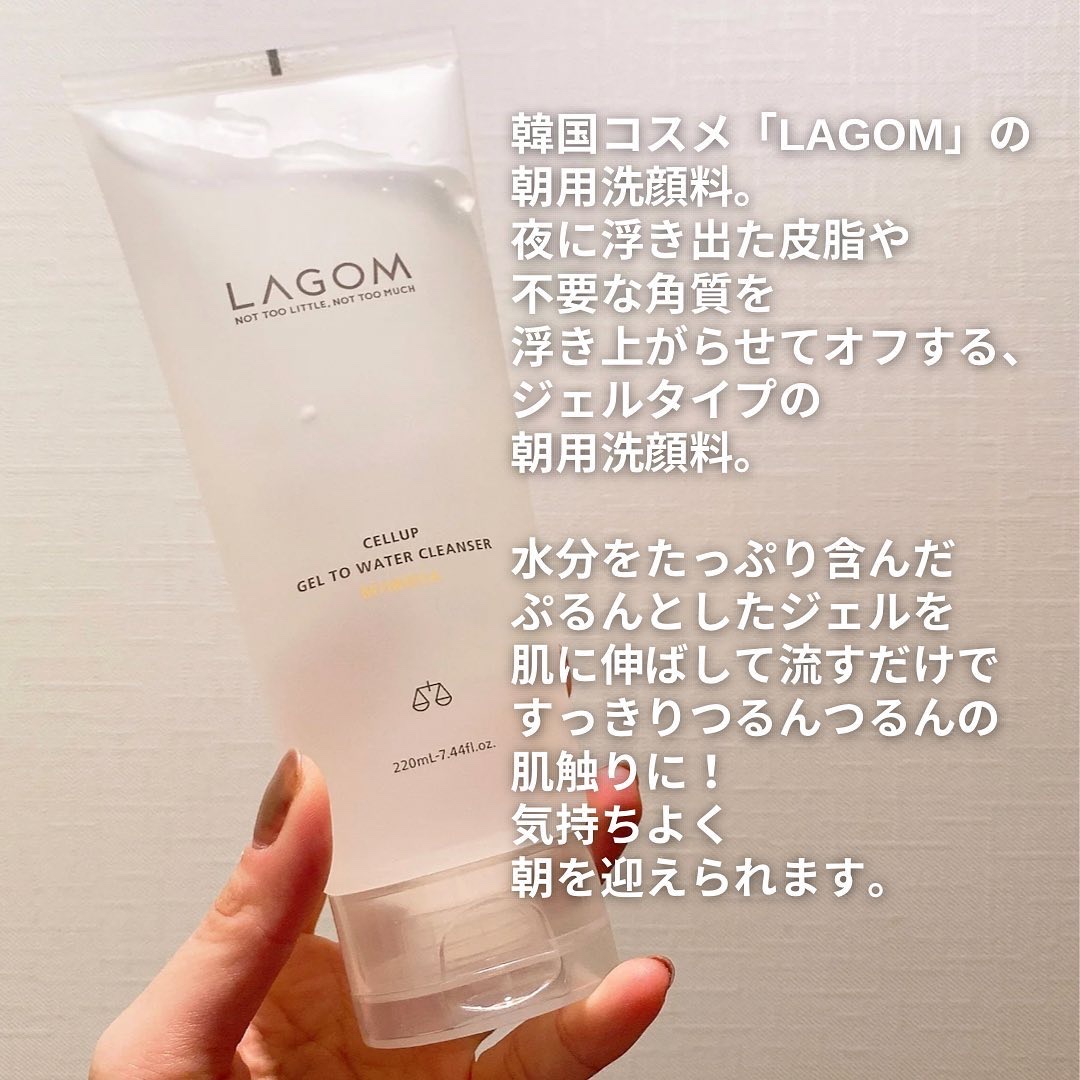 ジェルトゥウォーター クレンザー (MI)/LAGOM /その他洗顔料を使ったクチコミ（2枚目）