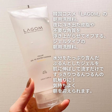 ジェルトゥウォーター クレンザー (MI)/LAGOM /その他洗顔料を使ったクチコミ(2枚目)