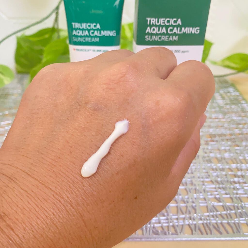 TRUECICA アクアカーミング日焼け止め/SOME BY MI/日焼け止めクリームを使ったクチコミ（2枚目）