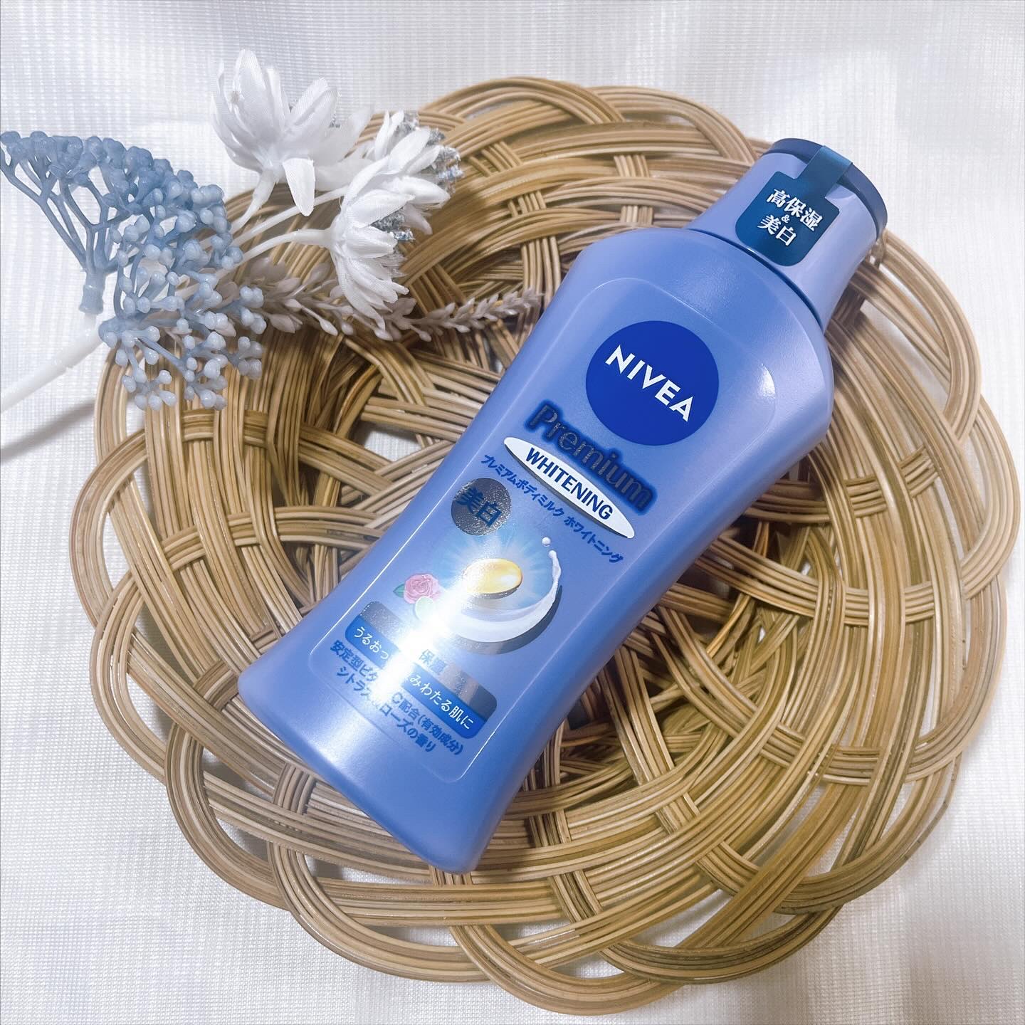 プレミアムボディミルク ホワイトニング【医薬部外品】		/ニベア/ボディミルクを使ったクチコミ（1枚目）