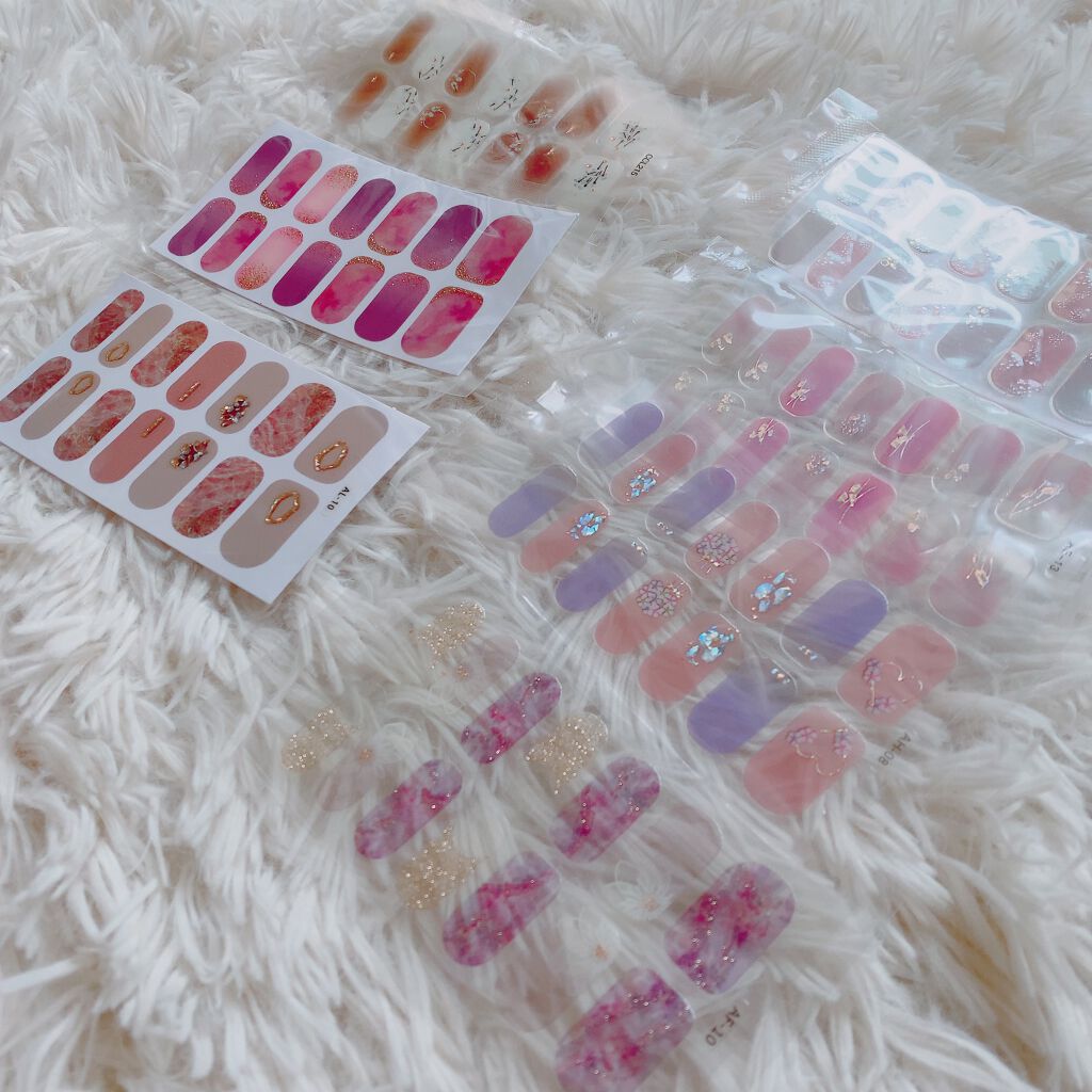 ネイルシール/Qoo10/ネイルシールを使ったクチコミ(8枚目)