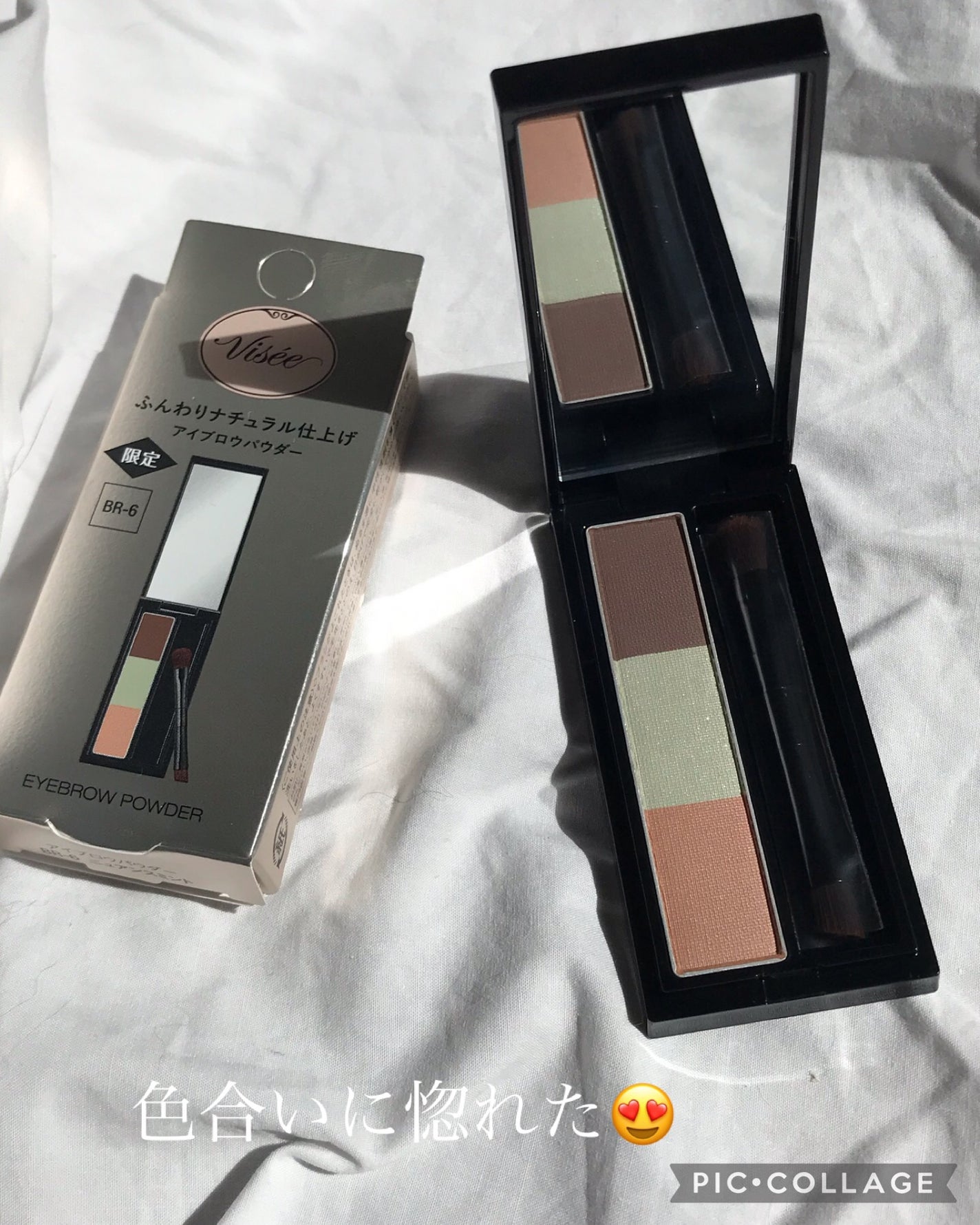 ヴィセ リシェ アイブロウパウダー/Visée/パウダーアイブロウを使ったクチコミ(2枚目)