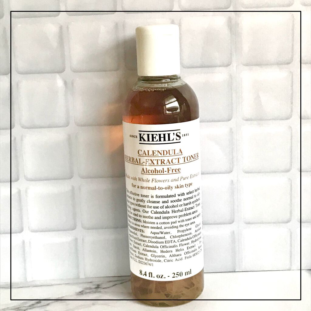 キールズ ハーバル トナー CL アルコールフリー/Kiehl's/化粧水を使ったクチコミ(1枚目)