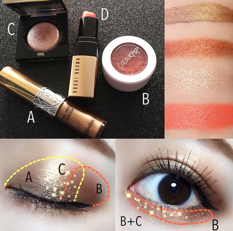 mari_loves_beauty on LIPS 「#今日のメイク.ブロンズ系夏メイク💄..【eyemakeup使..」(2枚目)