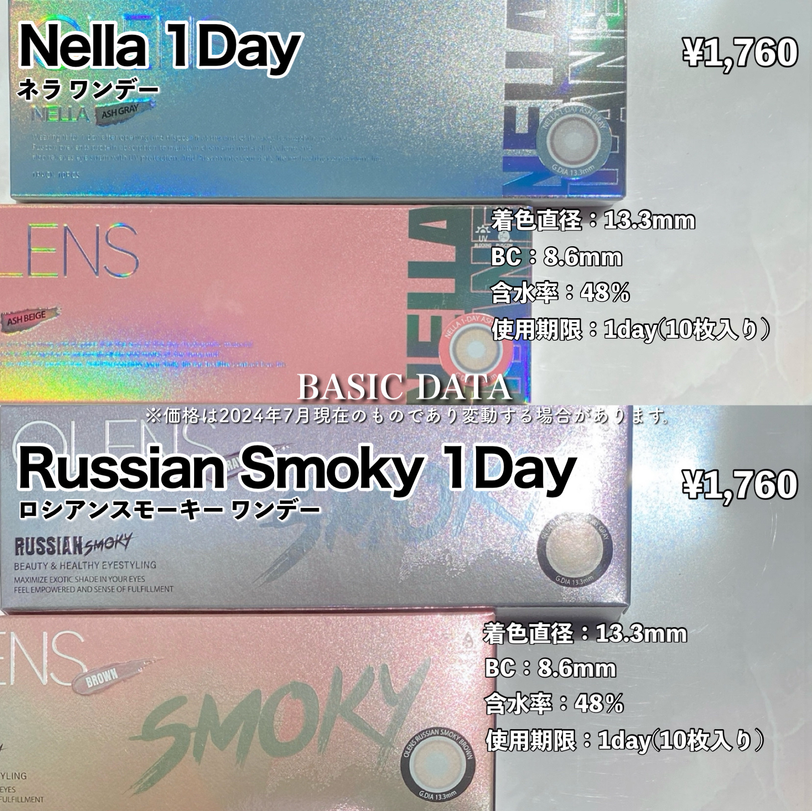 ロシアンスモーキー/OLENS/カラーコンタクトレンズを使ったクチコミ（2枚目）