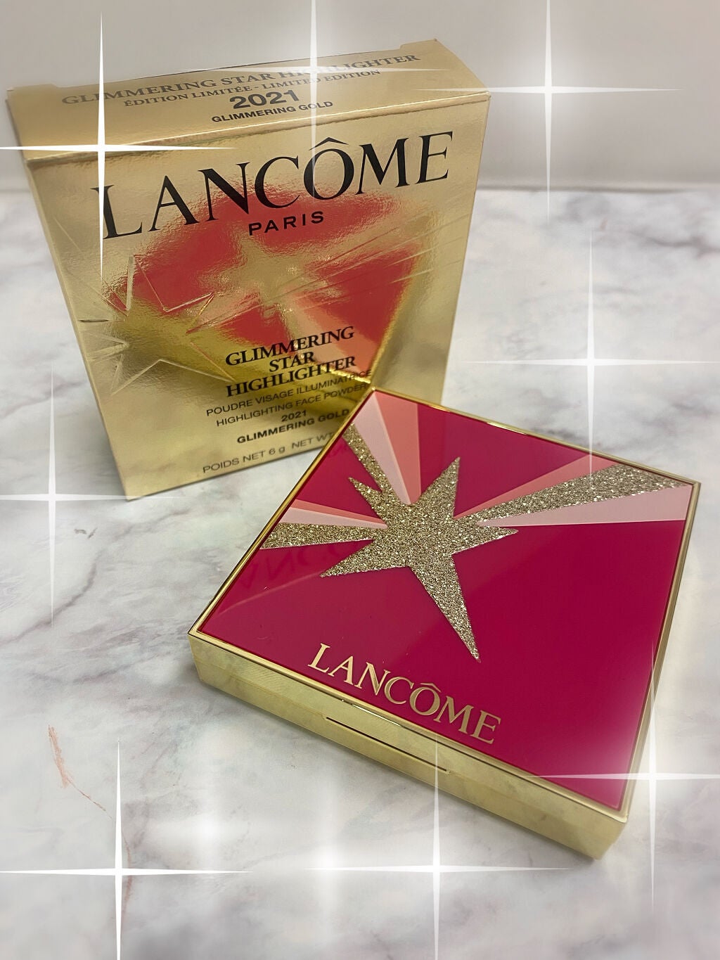 グリマリングスターハイライター/LANCOME/パウダーハイライトを使ったクチコミ(1枚目)