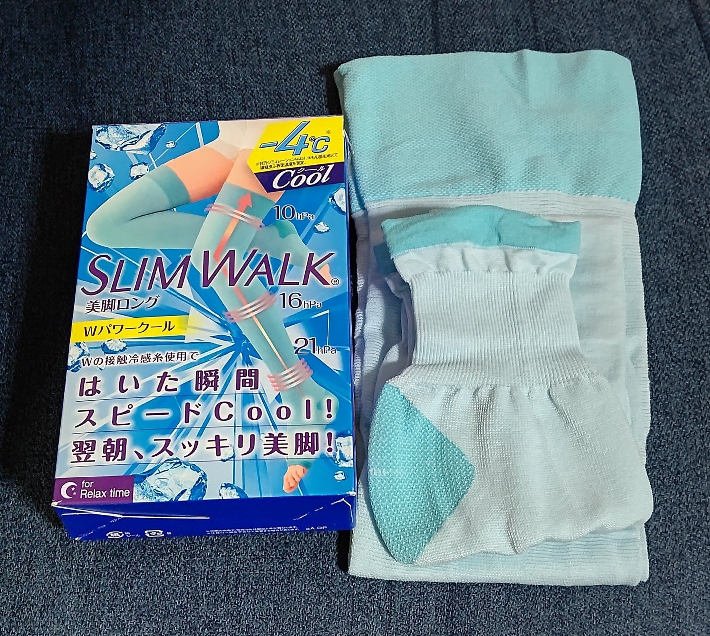おやすみ美脚/SLIMWALK/着圧ソックス・レギンスを使ったクチコミ(1枚目)