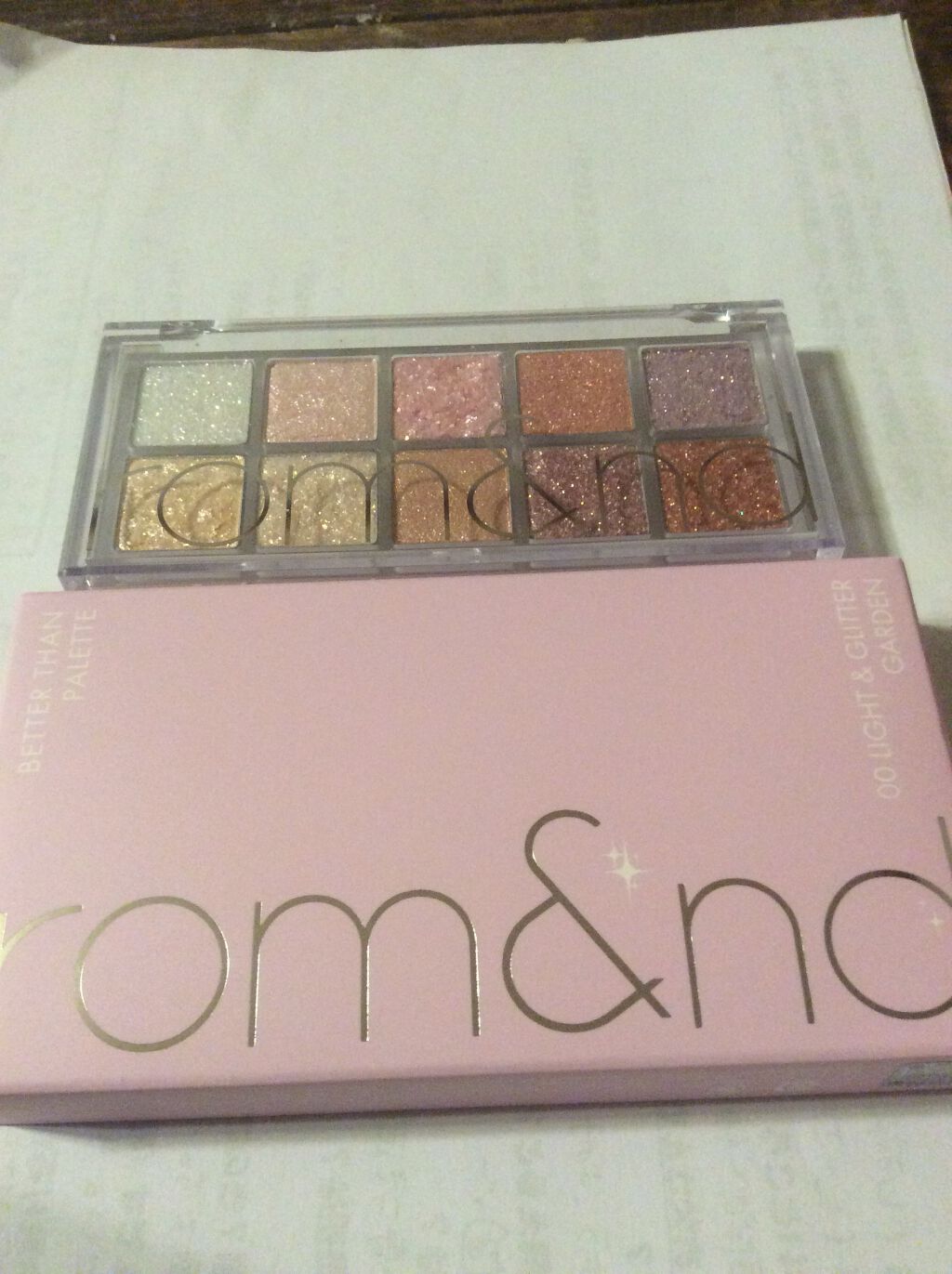 ベターザンパレット/rom&nd/アイシャドウパレットを使ったクチコミ(1枚目)