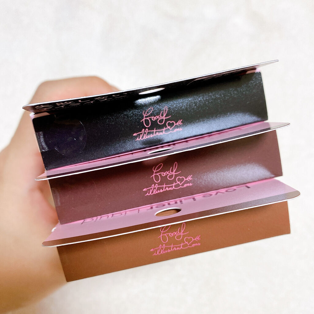 ラブ・ライナー リキッドアイライナーＲ３ ダークブラウン（サンリオキャラクターズ）/ラブ・ライナー/リキッドアイライナーを使ったクチコミ（3枚目）