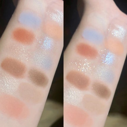 デザイナーアイズ&チークパレット/PERFECT DIARY/アイシャドウパレットを使ったクチコミ(6枚目)