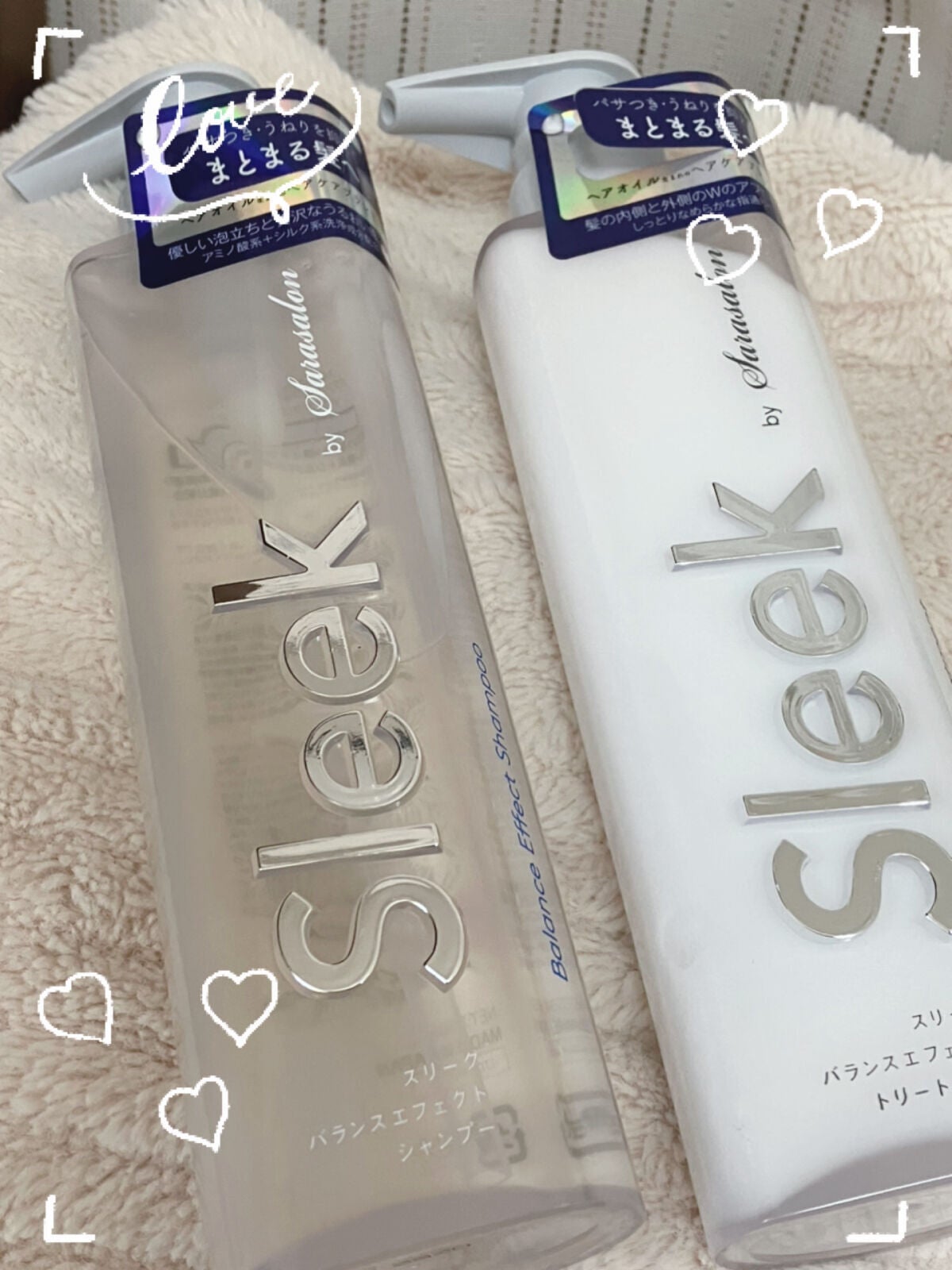 バランスエフェクトシャンプー/トリートメント/スリーク by サラサロン/市販シャンプーを使ったクチコミ(1枚目)