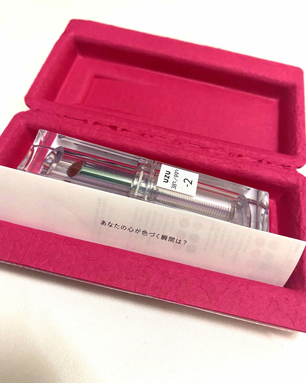 38°C / 99°F Lipstick <TOKYO>/UZU BY FLOWFUSHI/口紅を使ったクチコミ(1枚目)