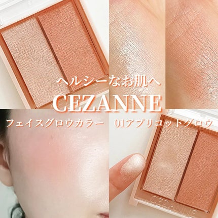フェイスグロウカラー/CEZANNE/クリームハイライトを使ったクチコミ(1枚目)