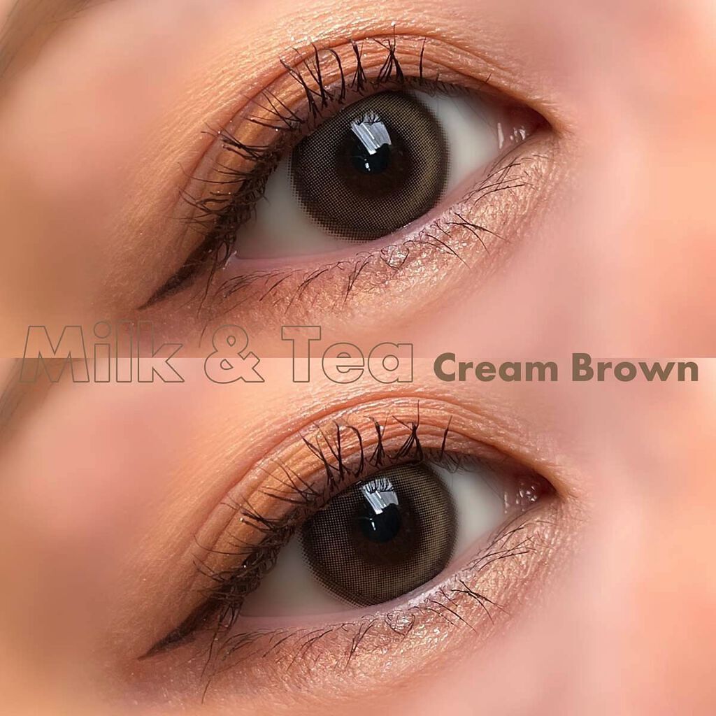 chuuLENS Milk&Tea 1day/chuu LENS/ワンデー（１DAY）カラコンを使ったクチコミ（2枚目）