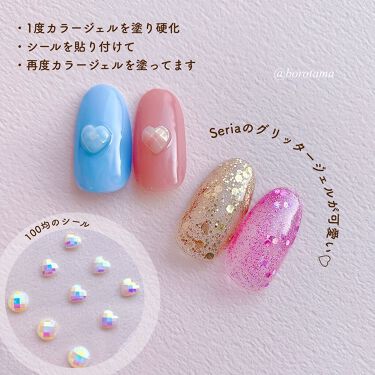 ネイルシール Daisoを使った口コミ ミッキー ミニーnail Happybi By Borotama 混合肌 Lips