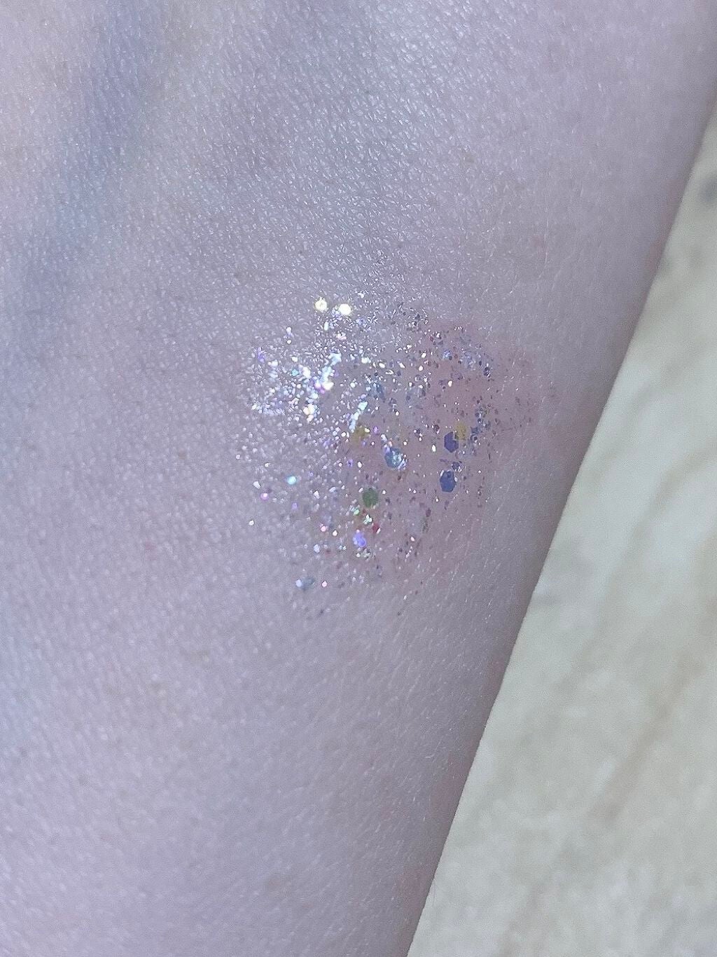 シュガー トゥインクル リキッド グリッター/PERIPERA/グリッターを使ったクチコミ(3枚目)