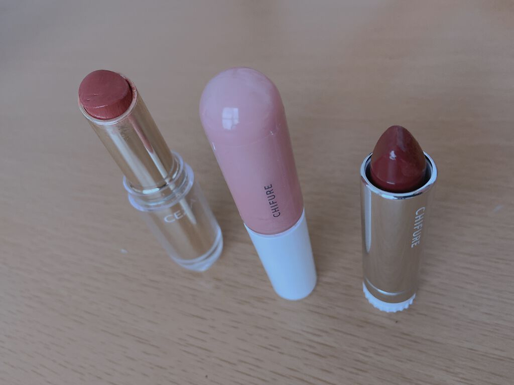 ラスティンググロスリップ/CEZANNE/口紅を使ったクチコミ(3枚目)