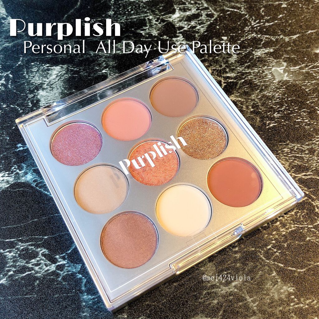 PERSONAL ALL DAY USE PALETTE/purplish/アイシャドウパレットを使ったクチコミ(2枚目)