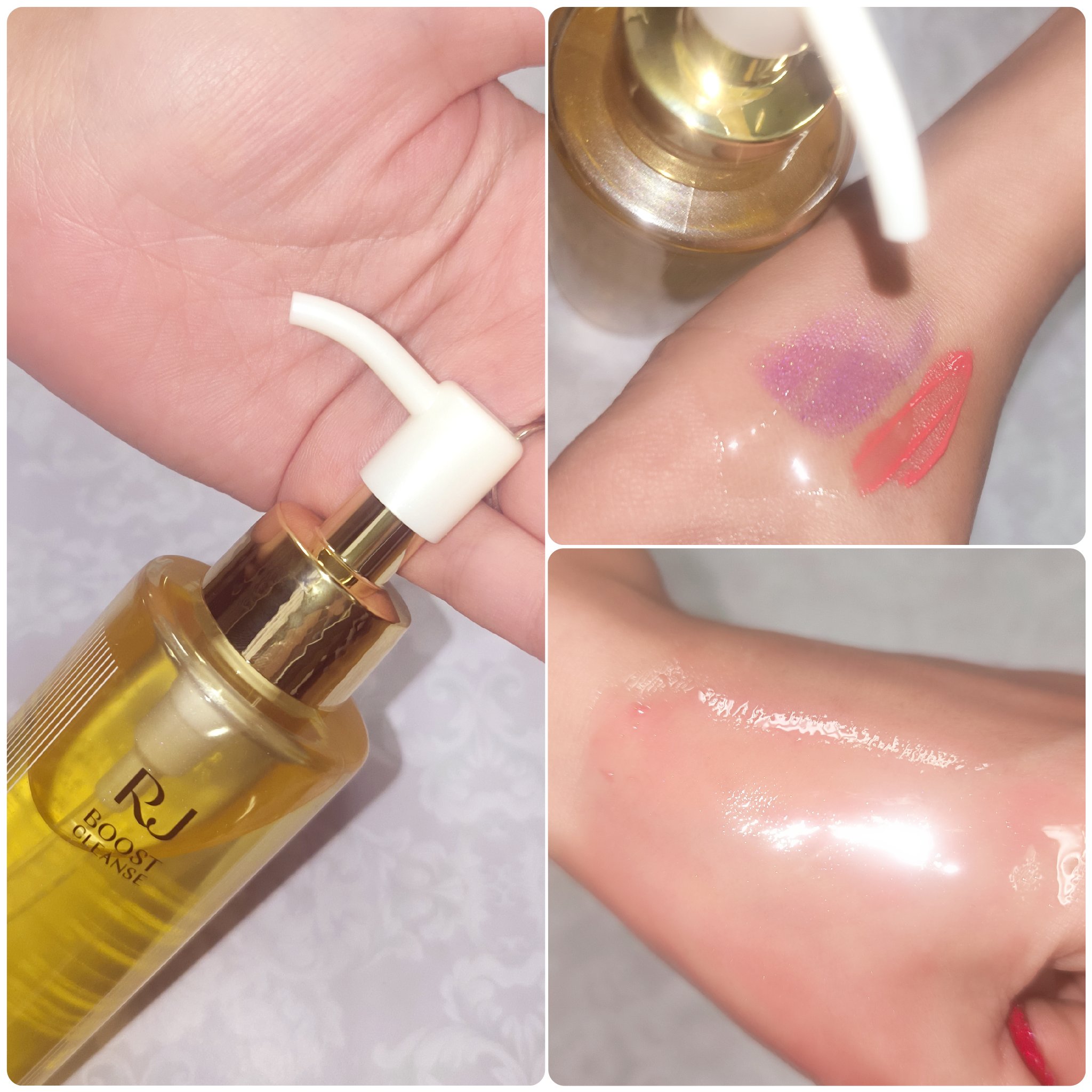 RJ ブーストクレンズ クレンジングオイル  本体（150ml）/アピセラピーコスメティクス/オイルクレンジングを使ったクチコミ（3枚目）