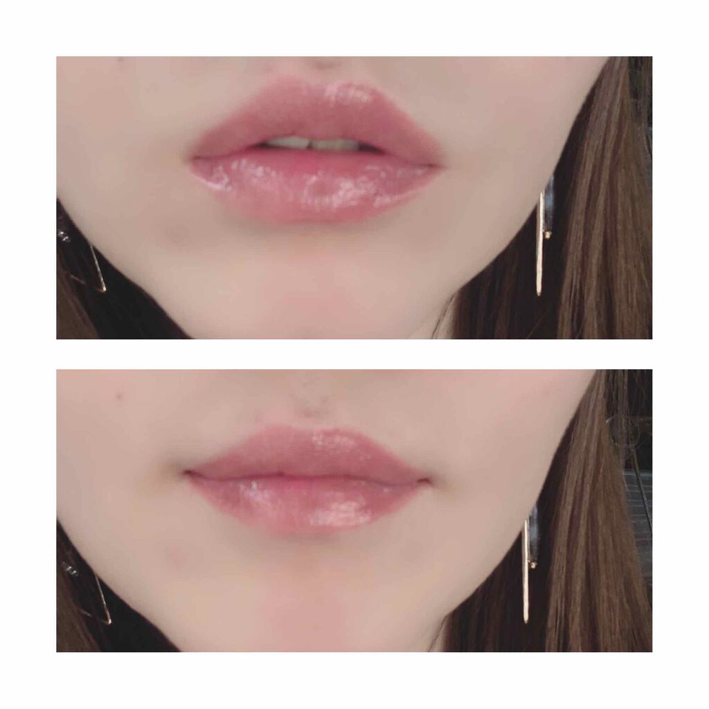 ラスティンググロスリップ/CEZANNE/口紅を使ったクチコミ（2枚目）