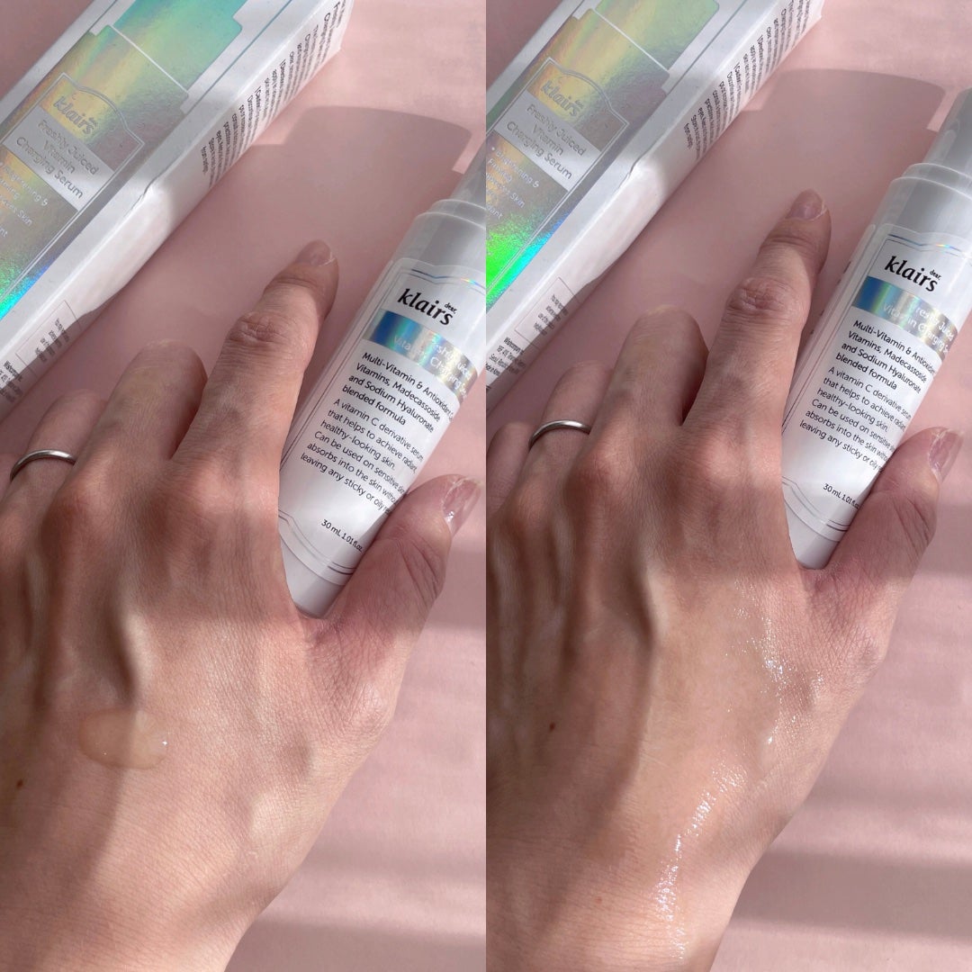 フレッシュリージュースドビタミンチャージングセラム(30ml)/Klairs/美容液を使ったクチコミ(3枚目)