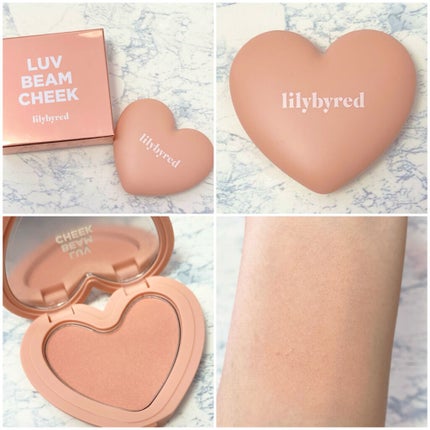 Luv Beam Cheek/lilybyred/パウダーチークを使ったクチコミ(5枚目)