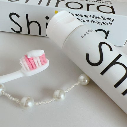 シローラ薬用クレイホワイトニング(知覚過敏ケア)/Shirora/歯磨き粉を使ったクチコミ(2枚目)