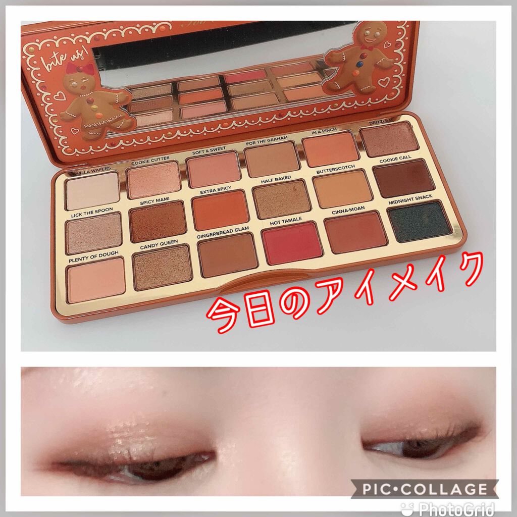  ジンジャーブレッド スパイス アイシャドウ パレット/Too Faced/アイシャドウパレットを使ったクチコミ（1枚目）
