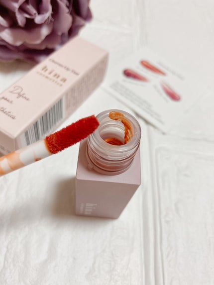 チュルンリップティント/hina cosmetics/リップティントを使ったクチコミ(2枚目)