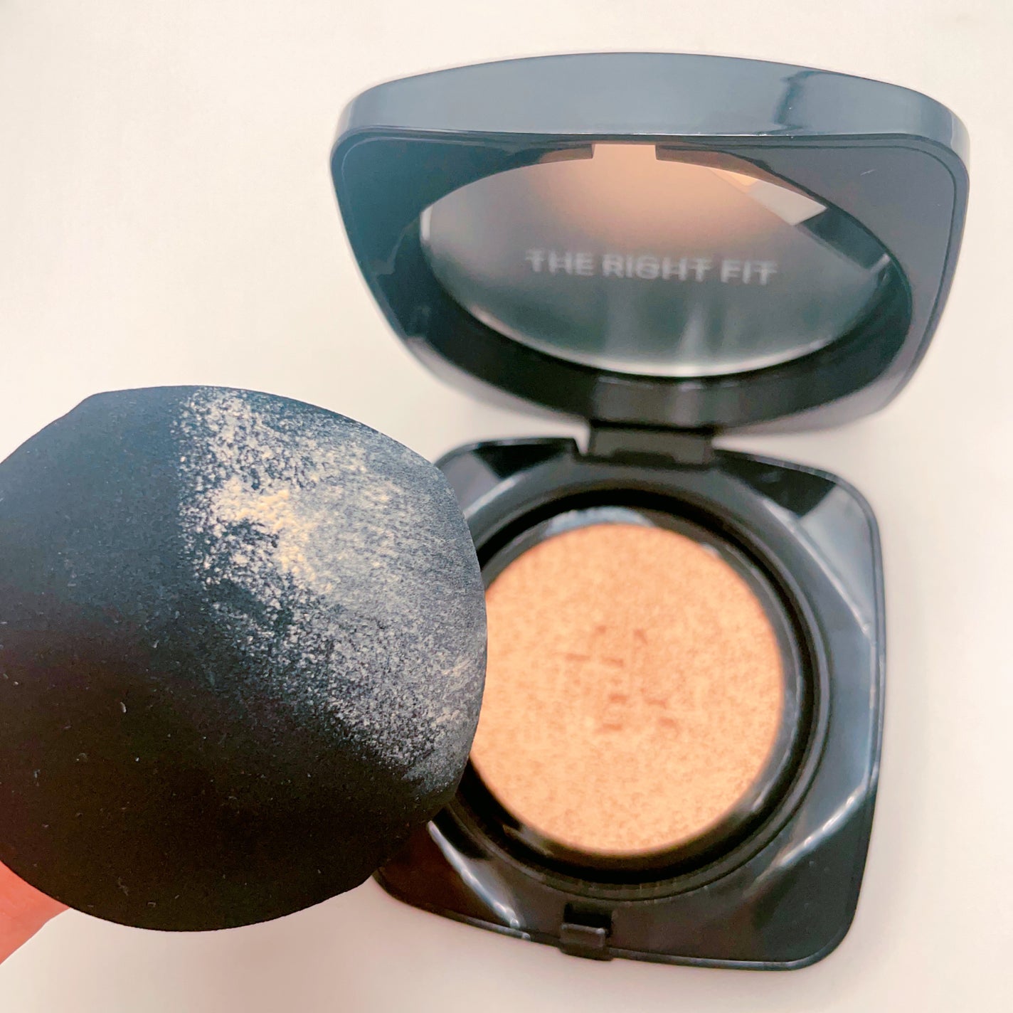 レイヤリングフィット グロークッションEX/TFIT/クッションファンデーションを使ったクチコミ(4枚目)