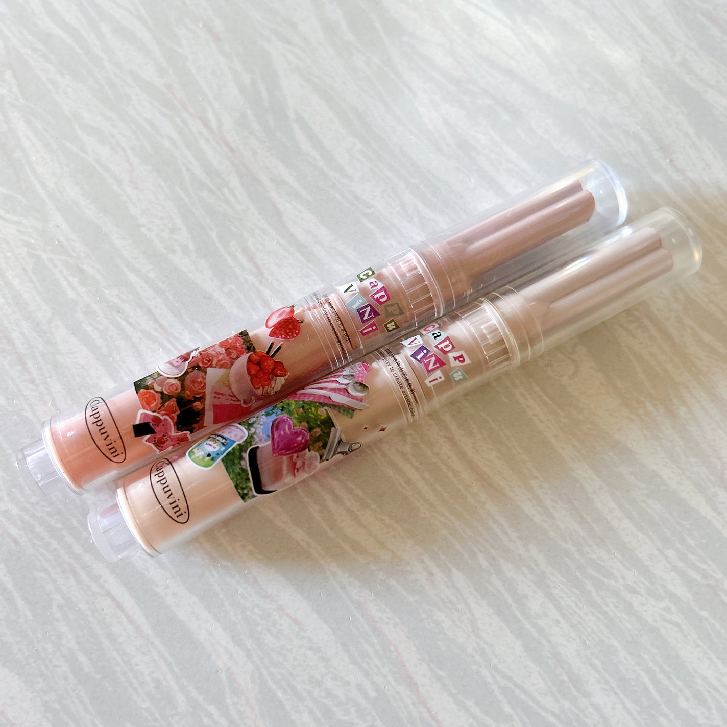 collage art solid lipstick/CAPPUVINI/リップグロスを使ったクチコミ(1枚目)