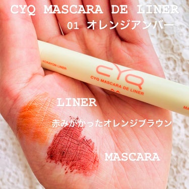 CYQ MASCARA DE LINER/CYQ/マスカラを使ったクチコミ（3枚目）