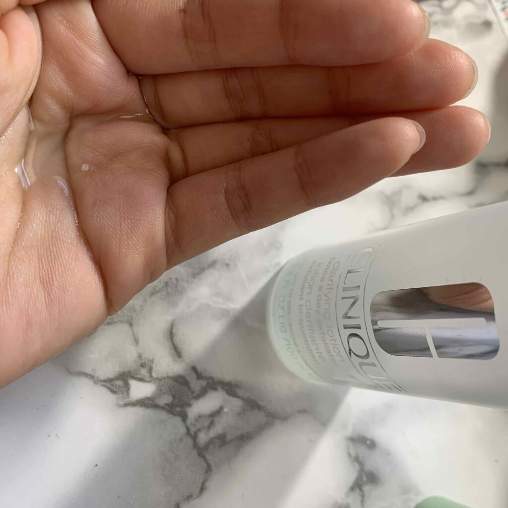 クラリファイング ローション 1/CLINIQUE/拭き取り化粧水を使ったクチコミ(3枚目)