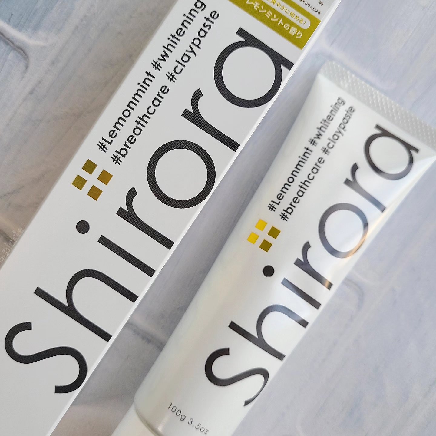 シローラ薬用クレイホワイトニング（知覚過敏ケア）/Shirora/歯磨き粉を使ったクチコミ（1枚目）