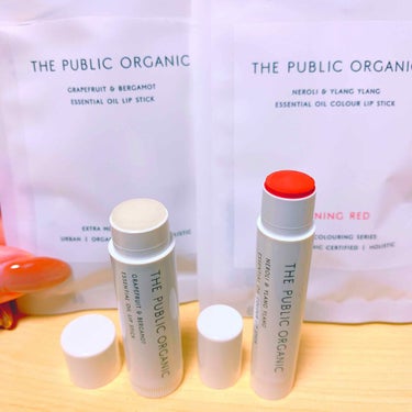 オーガニック認証 精油リップスティック スーパーポジティブ ライズ/THE PUBLIC ORGANIC/リップケア・リップクリームを使ったクチコミ（2枚目）