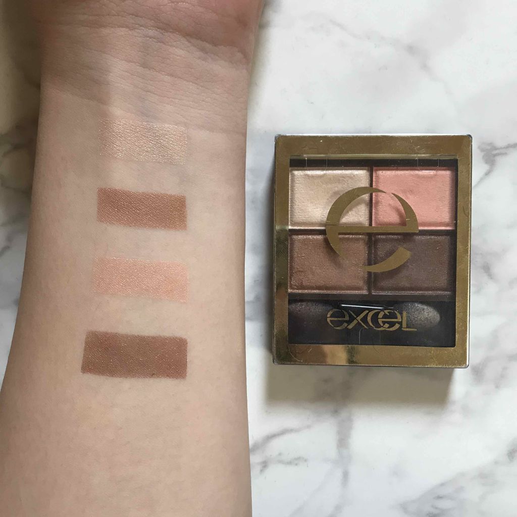 スキニーリッチシャドウ/excel/アイシャドウパレットを使ったクチコミ(1枚目)