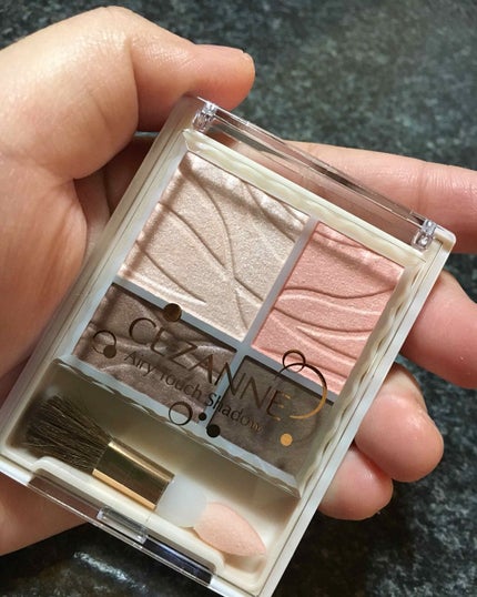 エアリータッチシャドウ/CEZANNE/アイシャドウパレットを使ったクチコミ(1枚目)