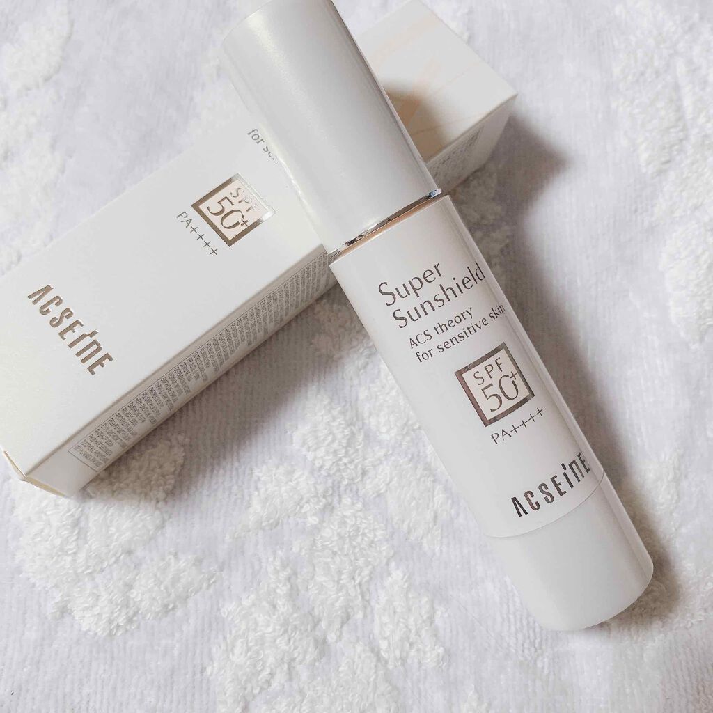 スーパーサンシールド  EX＜R＞/ACSEINE/日焼け止めクリームを使ったクチコミ（1枚目）