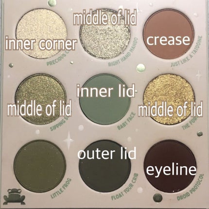 the child/ColourPop/アイシャドウパレットを使ったクチコミ(10枚目)