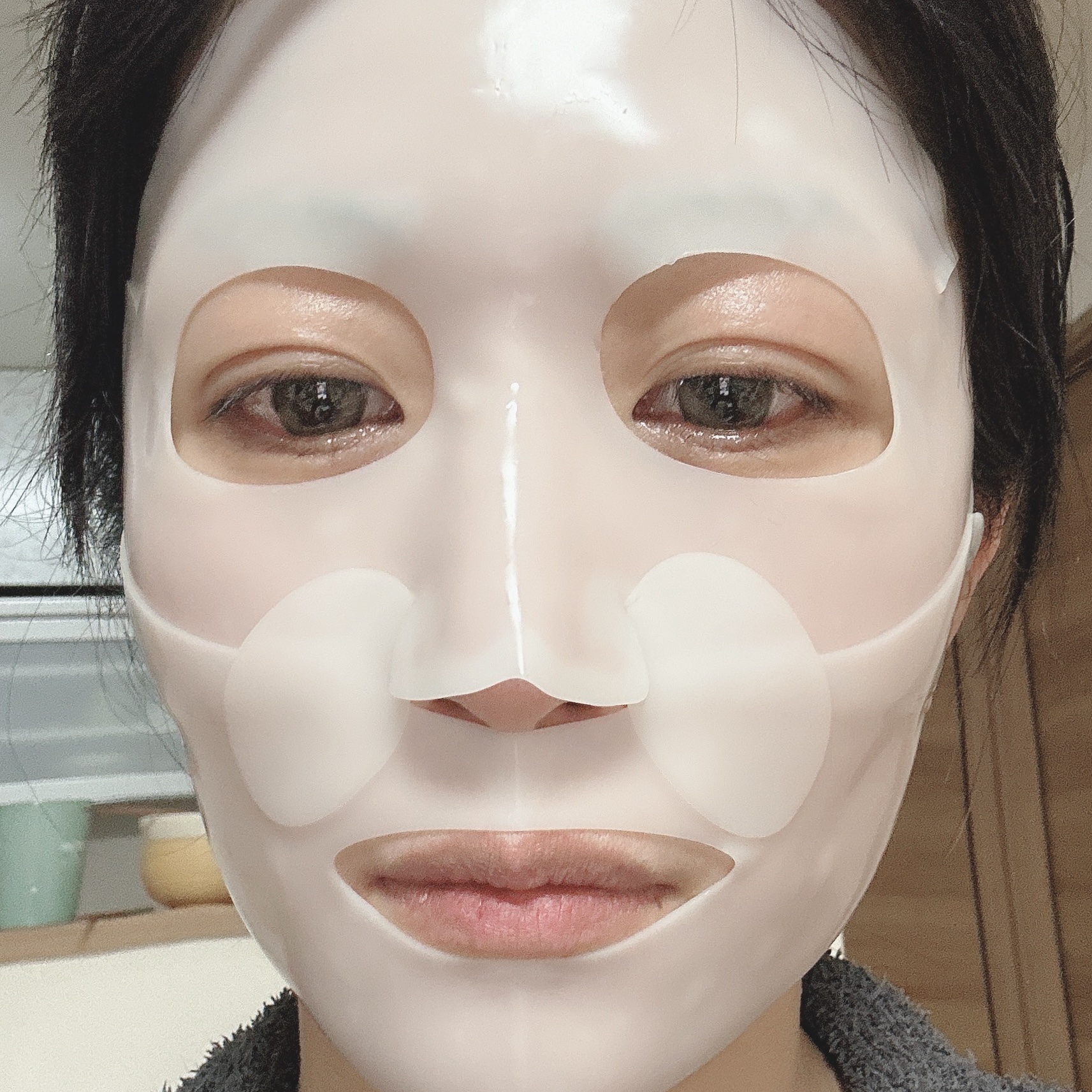 フェイシャル保湿パック 1シート/Dermall matrix/シートマスク・パックを使ったクチコミ（2枚目）