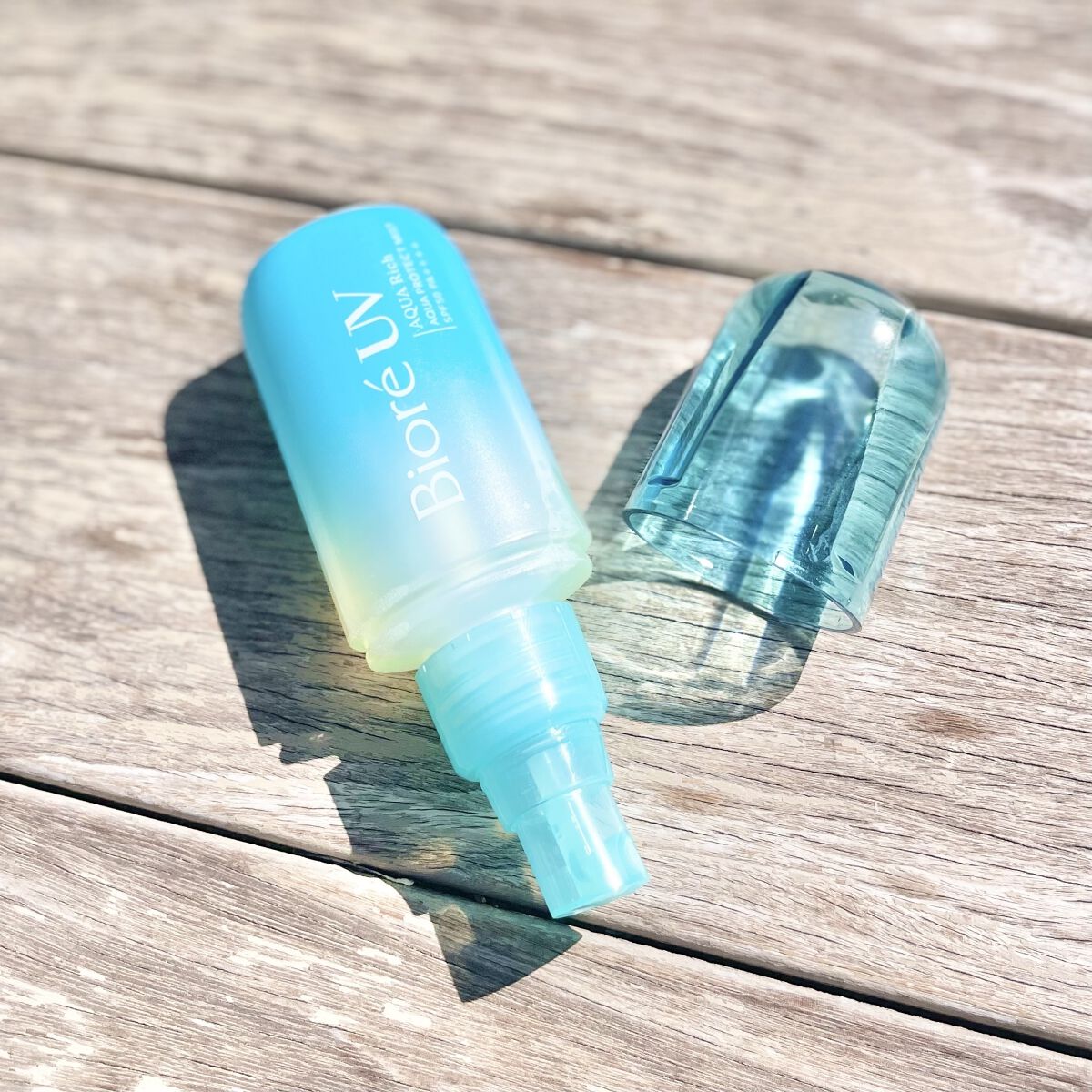 ビオレUV アクアリッチ アクアプロテクトローション(水層パック)/ビオレ/日焼け止めローションを使ったクチコミ（1枚目）