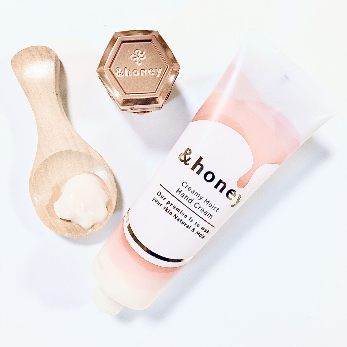 アンドハニー　クリーミーモイスト ハンドクリーム/&honey/ハンドクリームを使ったクチコミ（1枚目）