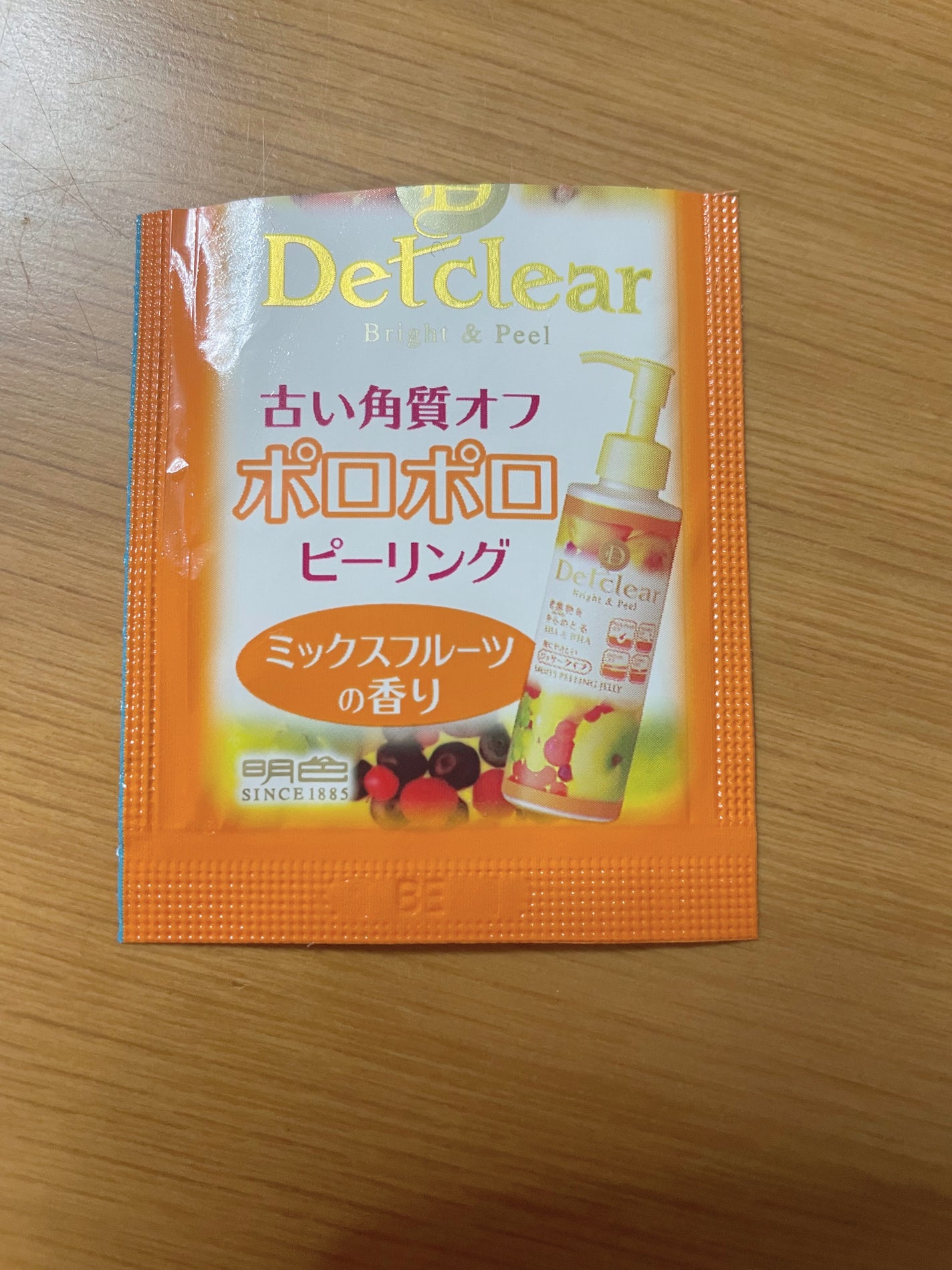 DETクリア ブライト&ピール ピーリングジェリー<ミックスフルーツの香り>/Detclear/ピーリングを使ったクチコミ(1枚目)