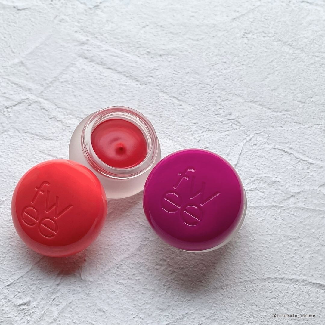 リップアンドチーク ブラーリープリンポット/fwee/口紅を使ったクチコミ(4枚目)