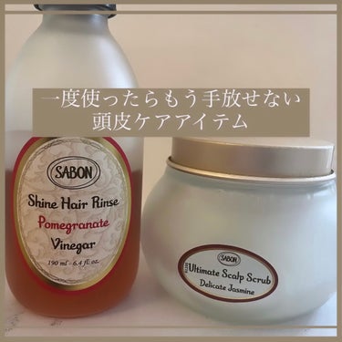 シャインヘアビネガー/SABON/シャンプー・コンディショナーを使ったクチコミ（1枚目）