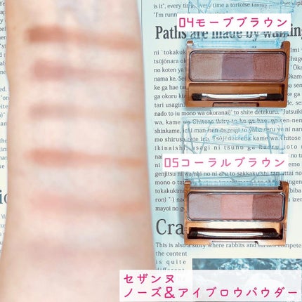 ノーズ&アイブロウパウダー/CEZANNE/パウダーアイブロウを使ったクチコミ(7枚目)