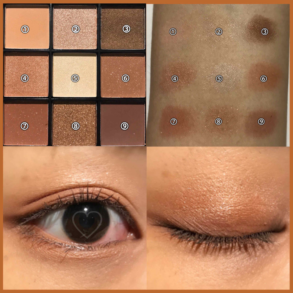 UR GLAM　BLOOMING EYE COLOR PALETTE/U R GLAM/アイシャドウパレットを使ったクチコミ（2枚目）