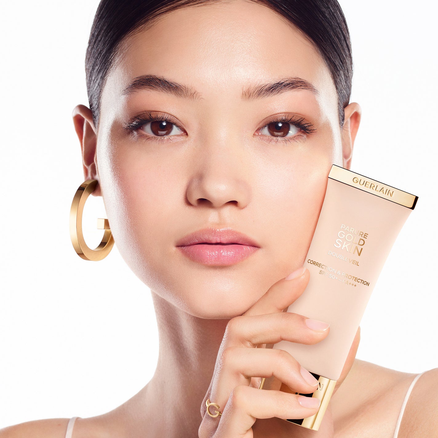 GUERLAIN パリュール ゴールド スキン ダブル ヴェール SPF 50+ 試してみた】パリュール ゴールド スキン ダブル ヴェール