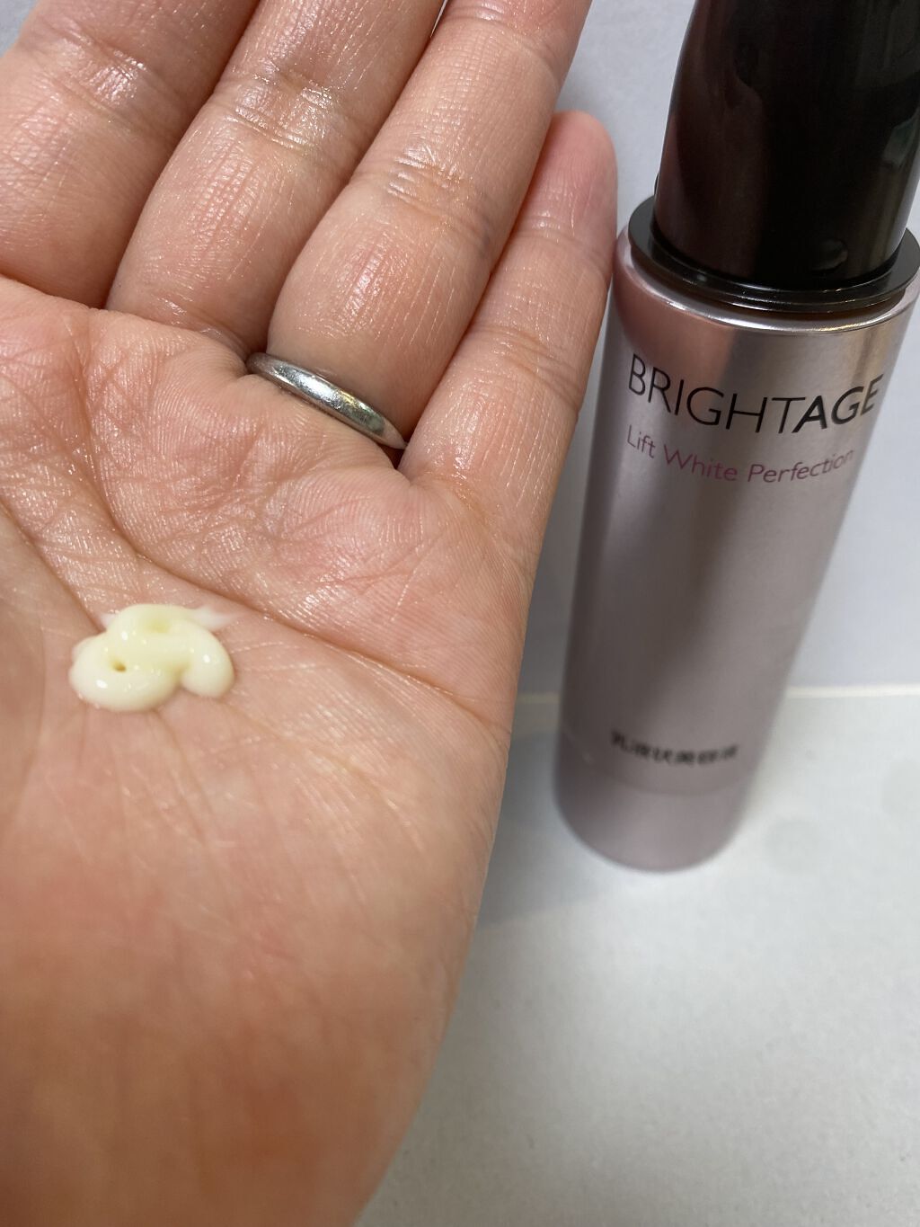 リフトホワイト パーフェクション/BRIGHTAGE/美容液を使ったクチコミ（3枚目）