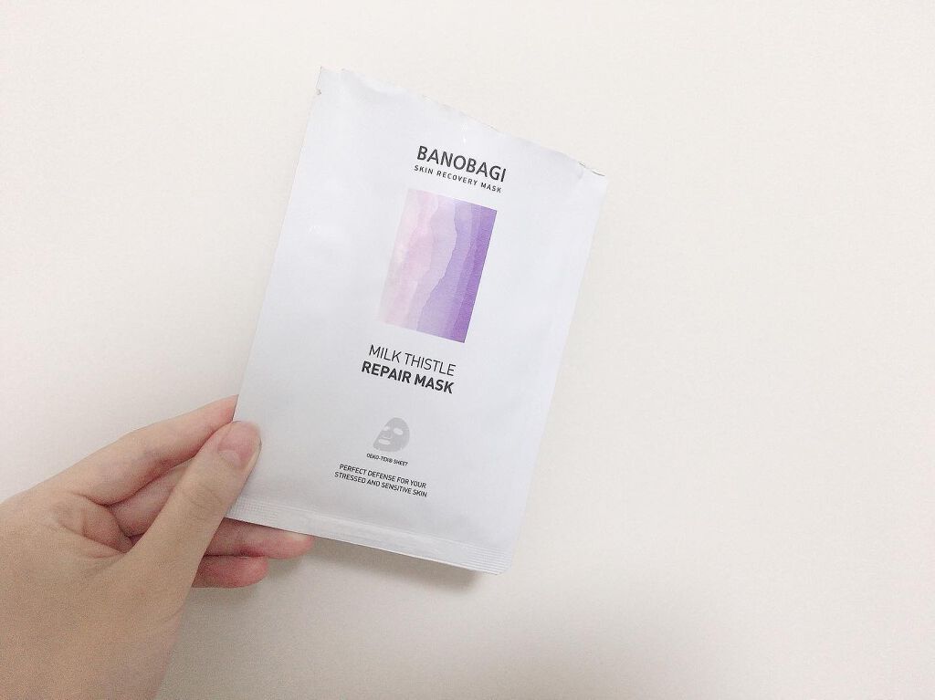 ミルクシスル リペアマスク/BANOBAGI/シートマスク・パックを使ったクチコミ（1枚目）
